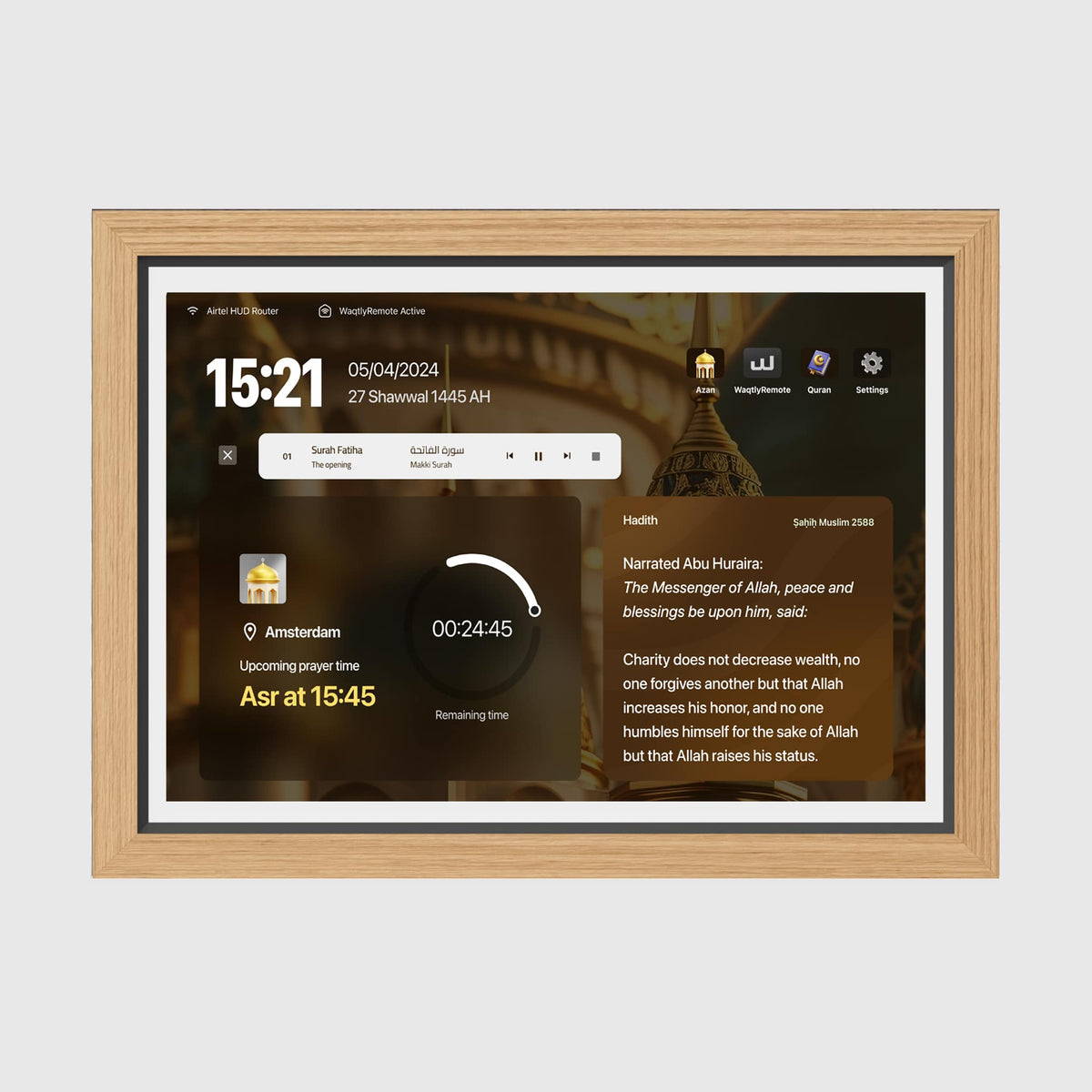 Waqtly Plus • 13.5 inch