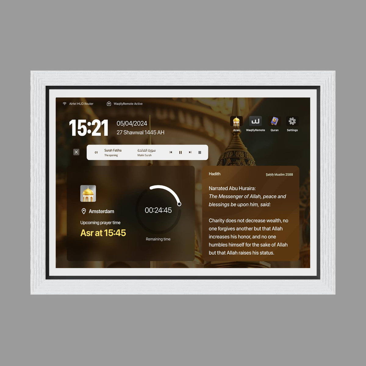 Waqtly Plus • 13.5 inch