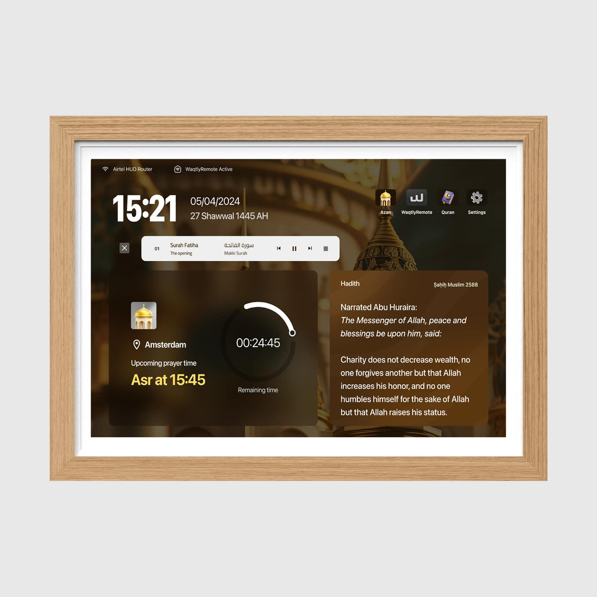 Waqtly Plus • 13.5 inch